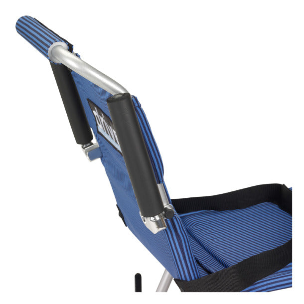 Super Light, Folding Transport Chair with Carry Bag and Flip-Back Arms