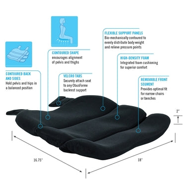 Contoured Seat Cushion Obusforme Main.