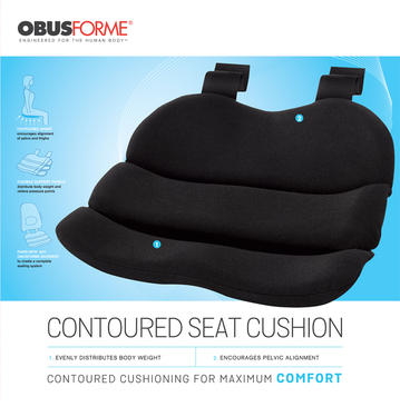 Contoured Seat Cushion Obusforme Package.