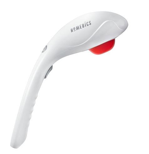 Cordless Percussion Body Massager with Soothing Heat White 