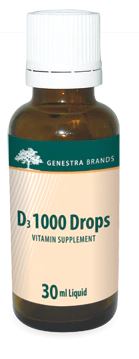 D3 1000 Drops 30mL Gensta Brands 