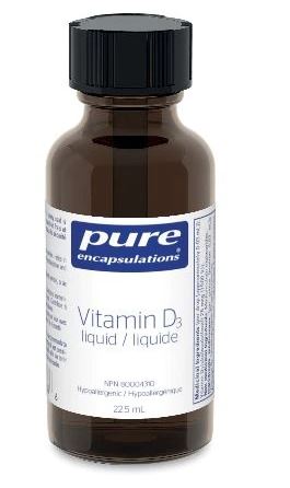 Vitamin D3 liquid 22.5 mL Pure Encapsulation