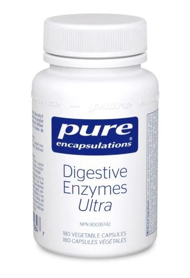 Digestive Enzymes Ultra 180 vegetable Capsules Pure Encapsulations.