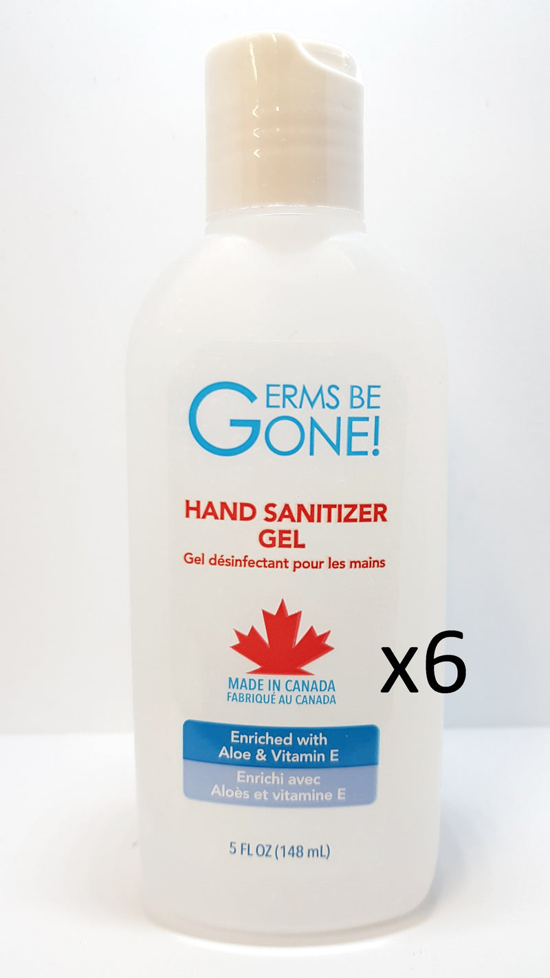 Germs Be Gone! Hand Sanitizer Gel 148ml (6-Pack)