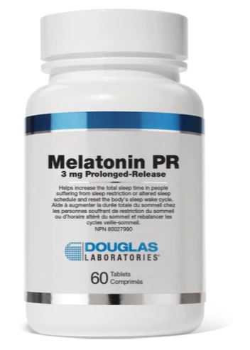 Melatonin PR 60 Tablets 3mg Douglas Laboratories.