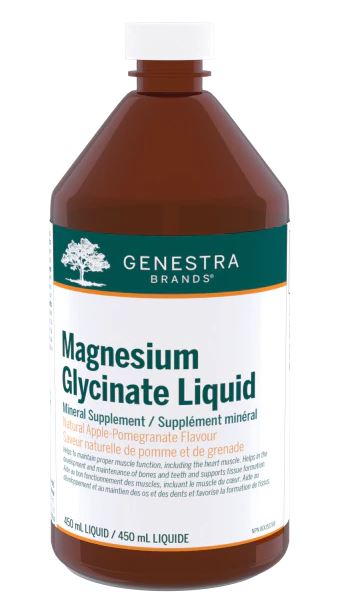 Magnesium Glycinate Liquid 450mL Genetra Brands