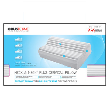 Neck & Neck Plus Cervical Pillow ObusForme Main.