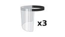 Plastic Protective Face Shield x 3 pc