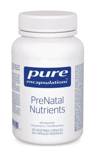 PreNatal Nutriements 120 Capsules Pure Encapsulations