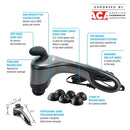 Professional Handheld Massager Obusforme Dimension.