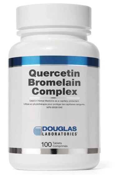 Quercetin Bromelain Complex 100 Tablets Douglas laboratories 