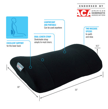 Side to Side Lumbar Cushion with Massage