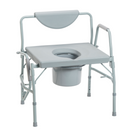 Deluxe Bariatric Drop-Arm Commode