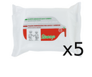 Stenago Antibacterial Sanitizing Wet Wipes for Hands and Surfaces 20pcs (5-pack)