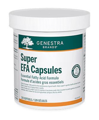 Super EFA Capsules 120 Softgels Genestra Brand