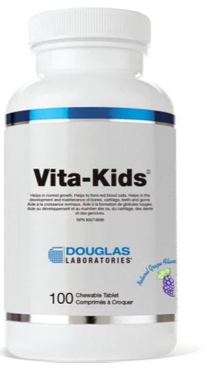 Vita Kids Grape 100 Tablets Douglas Laboratories 