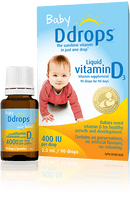 Baby Ddrop Liquid vitamin D 90 drops.