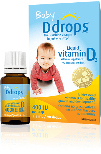 Baby Ddrop Liquid vitamin D 90 drops.