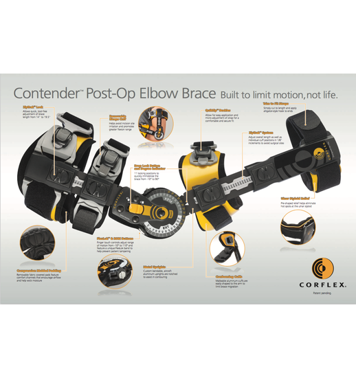 Corflex Contender Post-Op Elbow Brace
